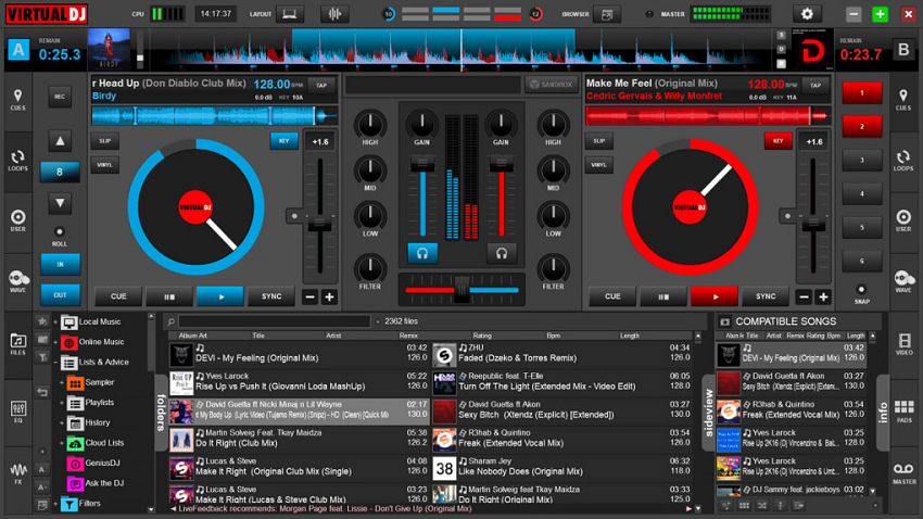 Virtual DJ Pro 2023.7445 Crack + Serial Key 2024 Free Download
