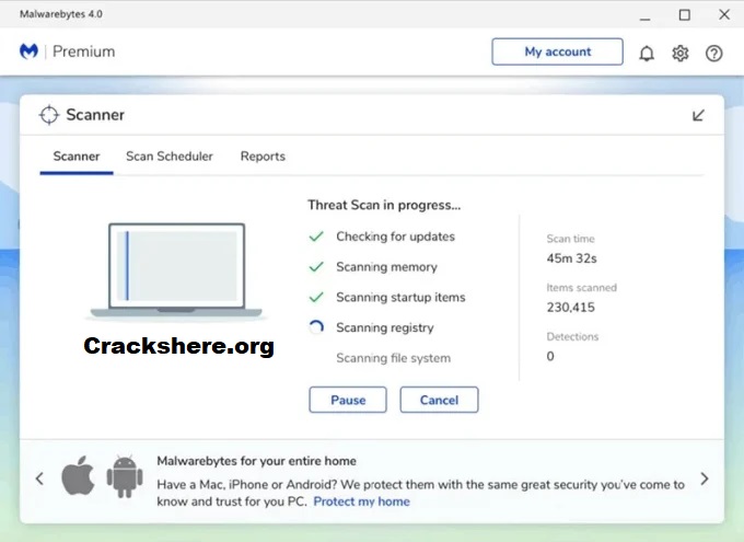 Malwarebytes Premium 4.5.21.305 Crack + License Key Download